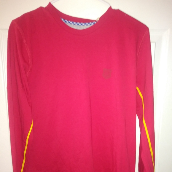 Rheyn red long sleeved shirt Small Mens - Picture 1 of 8